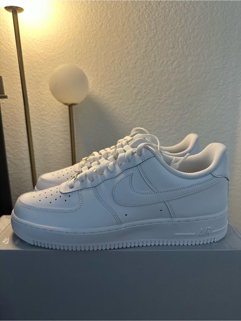 Nike Air Force 1 '07 white sneakers
Size US 10.5M